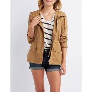 Guess Women's light tan light Utility Jacket size small NWOT